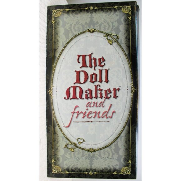 The Doll Maker & Friends Linda Rick Porcelain Raven Stand 24" Red hair Green Eye - Picture 11 of 16